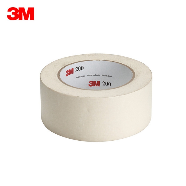 3M200高溫可寫(xiě)字無(wú)殘留美紋紙遮蔽膠帶汽車(chē)美容噴漆遮蔽紙